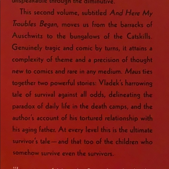 SALE!! Maus history graphic novels set of 2 NEW - Picture 10 of 10